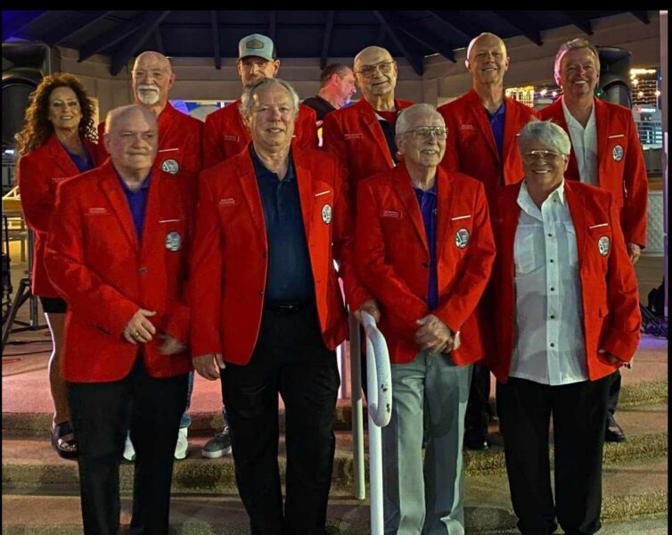 Top Row (L-R)

Julie Ann Mitchell, Dwaine Bowman, Shannon Benson, Randy Goettlicher, Dan Taylor, Pat McMullan



Bottom Row (L-R)

Cecil Messer, John Lewis, Tom Rossman, Shannon Lynde



Not Pictured:  Ray Lambotte (deceased), Gary Benson (deceased), Ted Harms (absent), Sandra Chamberlain (absent)